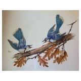 Original Geri Arnold A Blue Jay Watercolor Artwork Original Geri Arnold A Blue Jay Watercolor Artwork