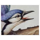Original Geri Arnold A Blue Jay Watercolor Artwork Original Geri Arnold A Blue Jay Watercolor Artwork