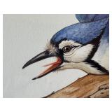 Original Geri Arnold A Blue Jay Watercolor Artwork Original Geri Arnold A Blue Jay Watercolor Artwork