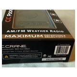 C. Crane CC Pocket AM/FM Weather Radio C. Crane CC Pocket AM/FM Weather Radio