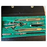 Mixed Art Supplies Collection with Drawing Instruments and Portfolio Folder Mixed Art Supplies Collection with Drawing Instruments and Portfolio Folder