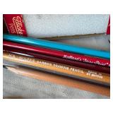 Mixed Art Supplies Collection with Drawing Instruments and Portfolio Folder Mixed Art Supplies Collection with Drawing Instruments and Portfolio Folder