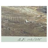 1988 National Park Stamp Print - Artist Proof Passing Showers Yellowstone by Michael Coleman 1988 National Park Stamp Print - Artist Proof Passing Showers Yellowstone by Michael Coleman