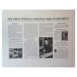 1988 National Park Stamp Print - Artist Proof Passing Showers Yellowstone by Michael Coleman 1988 National Park Stamp Print - Artist Proof Passing Showers Yellowstone by Michael Coleman