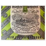 Vintage Original Ettaler Kloster Liqueur Label Vintage Original Ettaler Kloster Liqueur Label