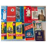 Collection of Vintage European Travel Maps and City Guides Collection of Vintage European Travel Maps and City Guides