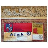 Reichel Ajak 26" x 26" Wool Area Rug with Fringe Reichel Ajak 26" x 26" Wool Area Rug with Fringe