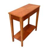 Levenger Cherry Wood Console Table with Hinged Top Storage Levenger Cherry Wood Console Table with Hinged Top Storage