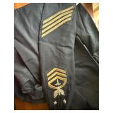 Vintage U.S. Navy Uniform Set with Cap, Jacket, and Pants, Medical Bullion Patch Vintage U.S. Navy Uniform Set with Cap, Jacket, and Pants, Medical Bullion Patch