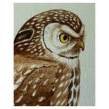 Set of 2 Original Geri Arnold Bird Drawings, Unframed Set of 2 Original Geri Arnold Bird Drawings, Unframed