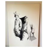 Original Geri Arnold Fashion Illustration Drawing Original Geri Arnold Fashion Illustration Drawing