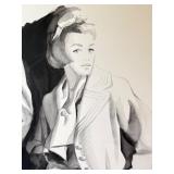 Original Geri Arnold Fashion Illustration Drawing Original Geri Arnold Fashion Illustration Drawing
