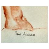 Original Unframed Figure Drawing by Geri Arnold Original Unframed Figure Drawing by Geri Arnold