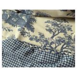 Waverly Toile Duvet Cover Set with Coordinating Pillows 86 x 80 Inches Waverly Toile Duvet Cover Set with Coordinating Pillows 86 x 80 Inches