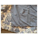 Waverly Toile Duvet Cover Set with Coordinating Pillows 86 x 80 Inches Waverly Toile Duvet Cover Set with Coordinating Pillows 86 x 80 Inches