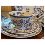 Spode England Clifton Blue and White Floral Tea and Dessert Set Spode England Clifton Blue and White Floral Tea and Dessert Set