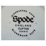 Spode England Clifton Blue and White Floral Tea and Dessert Set Spode England Clifton Blue and White Floral Tea and Dessert Set