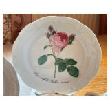 Vintage Porcelain Tea Set with Floral Plates and Teacups, Assorted German Makers Vintage Porcelain Tea Set with Floral Plates and Teacups, Assorted German Makers