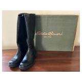 Eddie Bauer Black Leather Boots Size 7 with Box Eddie Bauer Black Leather Boots Size 7 with Box