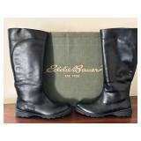 Eddie Bauer Black Leather Boots Size 7 with Box Eddie Bauer Black Leather Boots Size 7 with Box