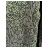 Peruvian Connection Green and Black Jacquard Cardigan Sweater Size L Peruvian Connection Green and Black Jacquard Cardigan Sweater Size L