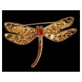 Set of 3 Rhinestone Brooches - Dragonfly, Bird, and Micro Set Zircon with Faux Pearls Set of 3 Rhinestone Brooches - Dragonfly, Bird, and Micro Set Zircon with Faux Pearls