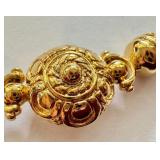 18K Gold Ornate Necklace, 20.5 Inches 18K Gold Ornate Necklace, 20.5 Inches