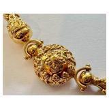 18K Gold Ornate Necklace, 20.5 Inches 18K Gold Ornate Necklace, 20.5 Inches