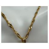 22K Gold Chain with 14K Gold Cameo Pendant 22K Gold Chain with 14K Gold Cameo Pendant