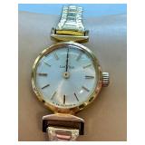 Vintage Omega Petite Gold Filled Ladies Wristwatch with Expansion Band Vintage Omega Petite Gold Filled Ladies Wristwatch with Expansion Band