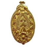 Graziella Italy 18K Gold Ornate Pendant Graziella Italy 18K Gold Ornate Pendant