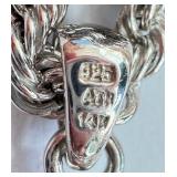 Sterling Silver Fleur-de-Lis Pendant Necklace with 14K Accents, 16 Inch Chain Sterling Silver Fleur-de-Lis Pendant Necklace with 14K Accents, 16 Inch Chain
