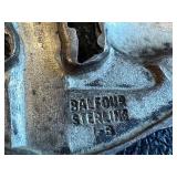 Balfour Sterling Silver Submarine Dolphins Naval Pin Balfour Sterling Silver Submarine Dolphins Naval Pin