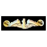 Balfour Sterling Silver Submarine Dolphins Naval Pin Balfour Sterling Silver Submarine Dolphins Naval Pin