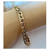 18k Italian 7.5 Inch Gold Bracelet 18k Italian 7.5 Inch Gold Bracelet