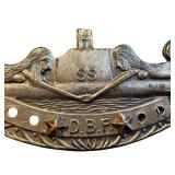 Vintage U.S. Navy Diesel Boats Forever Submarine Insignia Vintage U.S. Navy Diesel Boats Forever Submarine Insignia