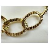 18 Karat Gold Link Necklace, 18 Inch 18 Karat Gold Link Necklace, 18 Inch