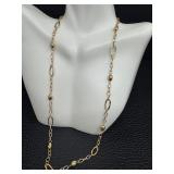 20 Inch Italian 14k Hollow Gold Chain Necklace 20 Inch Italian 14k Hollow Gold Chain Necklace