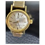 Vintage Omega Ladymatic Gold Plated Watch with Guarantee Paperwork Vintage Omega Ladymatic Gold Plated Watch with Guarantee Paperwork