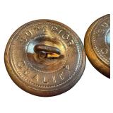 Set of 6 Vintage Military Brass Eagle Uniform Buttons Set of 6 Vintage Military Brass Eagle Uniform Buttons
