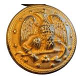 Set of 6 Vintage Military Brass Eagle Uniform Buttons Set of 6 Vintage Military Brass Eagle Uniform Buttons