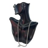 20 Inch Sterling Silver Rope Chain Necklace 20 Inch Sterling Silver Rope Chain Necklace