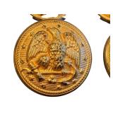 Set of 6 Vintage Superior Quality Military Eagle Brass Buttons Set of 6 Vintage Superior Quality Military Eagle Brass Buttons