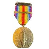 World War I Allied Victory Medal with Rainbow Ribbon and France Bar World War I Allied Victory Medal with Rainbow Ribbon and France Bar