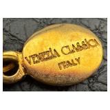 Venezia Classica Murano Glass Pendant Necklace, 2 Inch Multicolor Disc Venezia Classica Murano Glass Pendant Necklace, 2 Inch Multicolor Disc