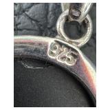 Sterling Silver Cameo Pendant Necklace with 20 Inch Chain Sterling Silver Cameo Pendant Necklace with 20 Inch Chain
