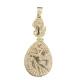 Tagliamonte Sterling Silver Pendant with Cameo-Style Design Tagliamonte Sterling Silver Pendant with Cameo-Style Design