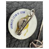 Vintage Mercedes-Benz Pin and Set of 3 Logo Stickpins Vintage Mercedes-Benz Pin and Set of 3 Logo Stickpins