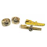 Gemso USN Cufflinks and Tie Bars Set Gemso USN Cufflinks and Tie Bars Set