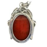 Sterling Silver Cameo Pendant Necklace with 22 Inch Chain Sterling Silver Cameo Pendant Necklace with 22 Inch Chain